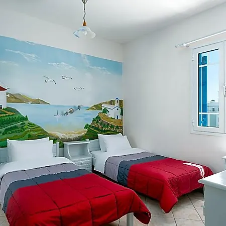 Hotel Atheria In Center Of With Two Single Beds Tínos